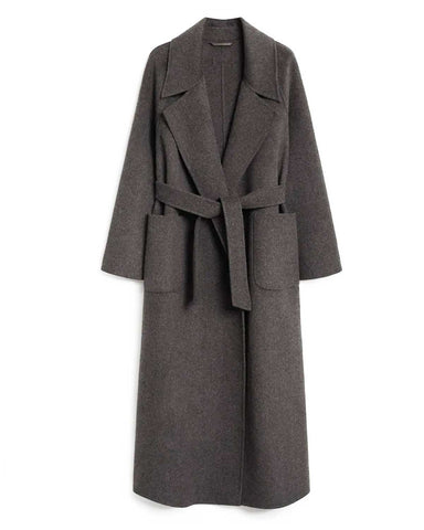 Glowrexs Clare Higgins The Sandman Grey Wool Coat