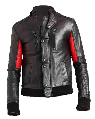 Glowrexs Surface to Air Kid Cudi Champ Black Leather Jacket