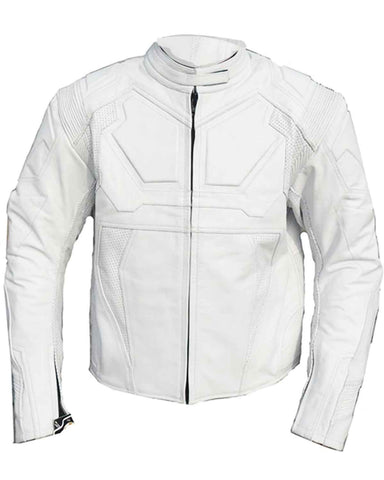 Glowrexs Tom Cruise Oblivion White Motorcycle Jacket