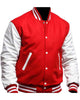 Glowrexs Red and White Baseball Jacket