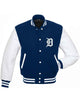 Glowrexs Detroit Tigers Letterman Blue and White Jacket
