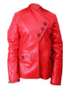 Glowrexs Women Motorcycle Quilted Valentines Red Jacket