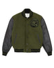 Glowrexs BBC Astro Letterman Green and Black Jacket