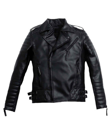 Glowrexs Men’s Black Quilted Leather Jacket