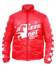 Glowrexs Pizza Planet Red Puffer Jacket
