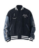 Glowrexs Eight Ball Paisley Harsh and Cruel Letterman Jacket