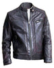 Glowrexs Biker Style Motorbike Leather Jacket