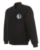 Glowrexs Dallas Mavericks Bomber Black Wool Jacket
