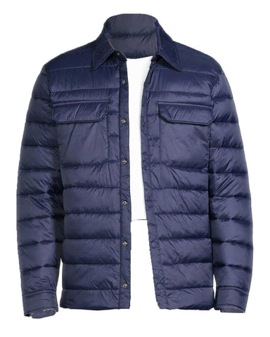 Glowrexs Heartland Tim Fleming Blue Puffer Jacket