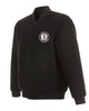 Glowrexs Brooklyn Nets Bomber Black Wool Jacket