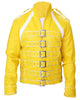 Glowrexs Freddie Mercury Concert Yellow Leather Jacket