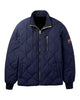 Mens Aubin Barbel Blue Quilted Puffer Jacket