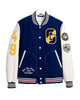 Glowrexs Gant The Gant Spring Blue and White Letterman Jacket