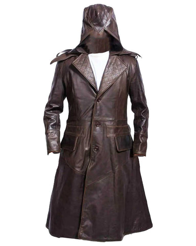 Glowrexs Assassin’s Creed Syndicate Jacob Leather Trench Coat