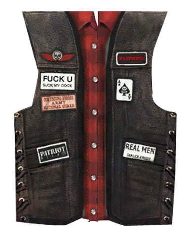 Glowrexs Angels of Death Liberty MC GTA Leather Vest
