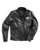 Glowrexs Black Husqvarna Motorcycle Leather Jacket