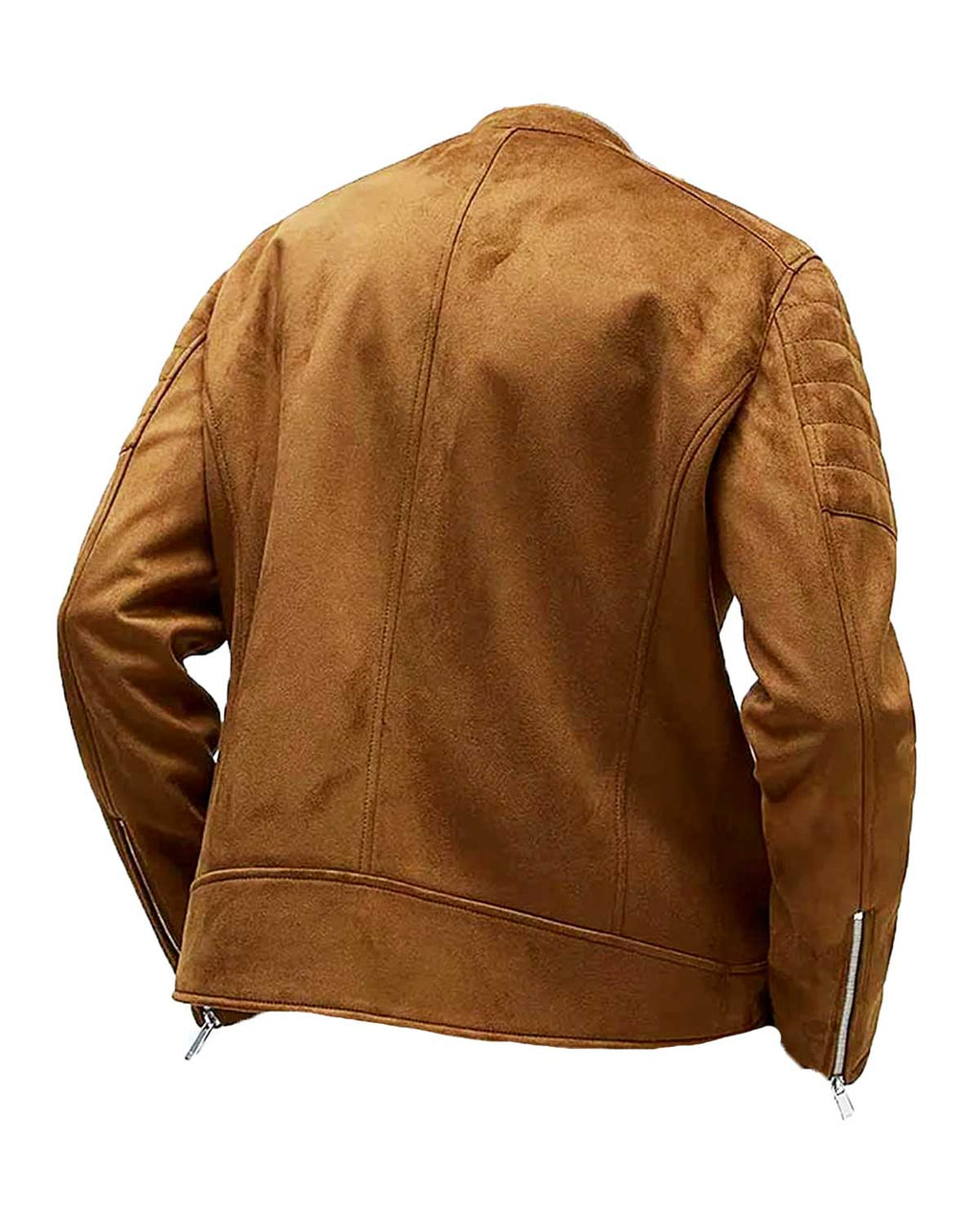 Glowrexs Garrett Marcantel 12 Dates of Christmas Biker Suede Jacket