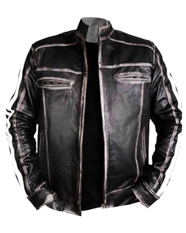 Glowrexs Resident Evil Vendetta Leon Kennedy Leather Jacket