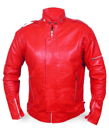 Glowrexs Daft Punk Red Leather Jacket