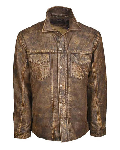 Glowrexs Cowboy Ranch Hand Leather Jacket