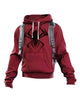 Glowrexs Bodega Cat Spider Miles Morales Red Fleece Hoodie