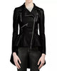 Glowrexs Women’s Black Peplum Leather Jacket