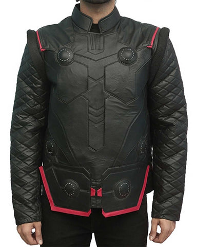 Glowrexs Avengers Infinity War Thor Halloween Leather Vest