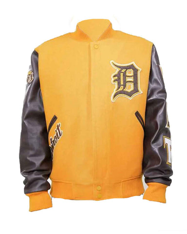 Glowrexs Detroit Tigers Letterman Logo Jacket