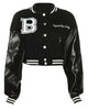 Glowrexs Beyond The Range Cropped Letterman Jacket