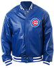 Glowrexs Chicago Cubs Letterman Royal Blue Leather Jacket