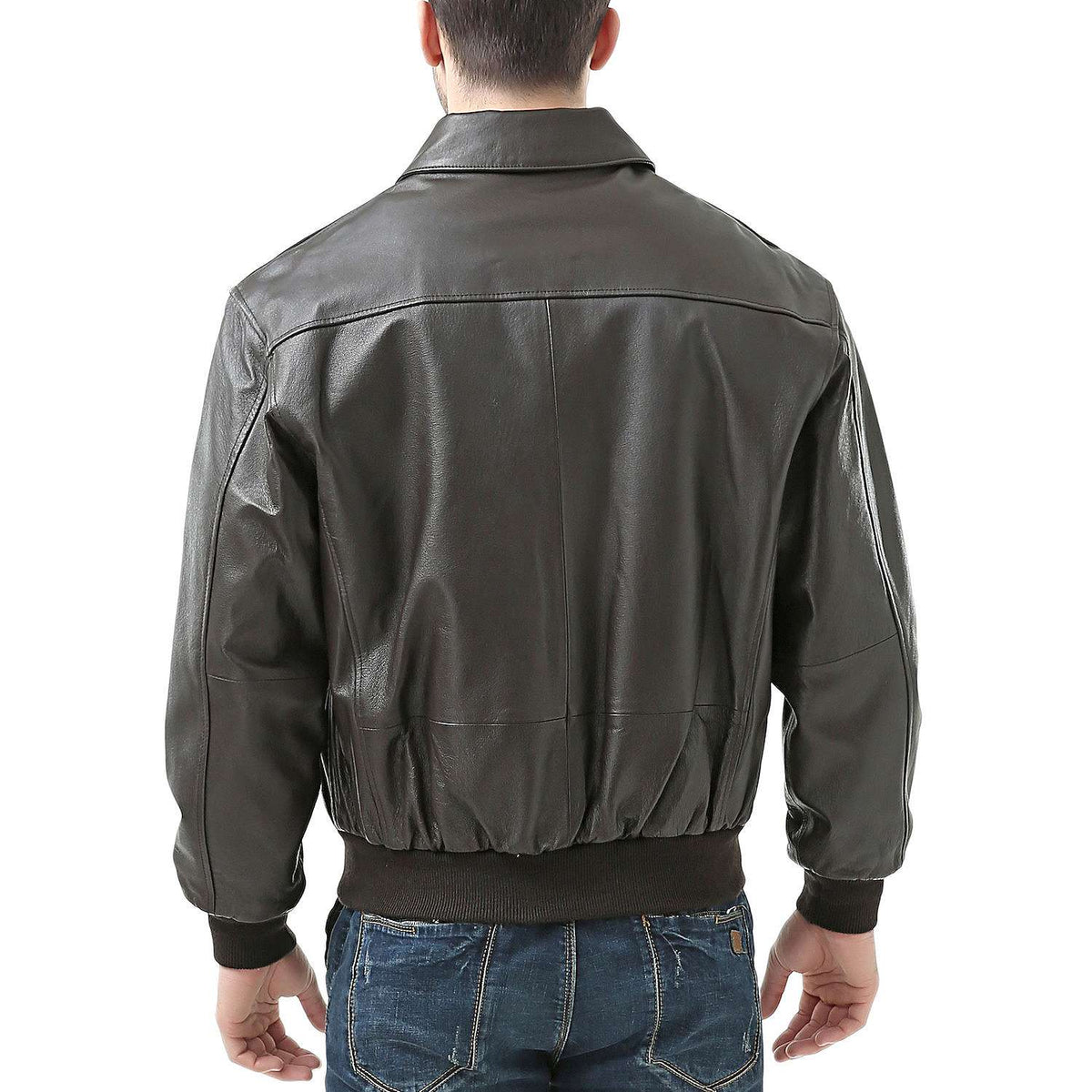 Men's Leathers A-2 Leather Flight Bomber Jacket