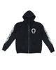 Glowrexs Chrome Hearts Zip Up Fleece Hoodie