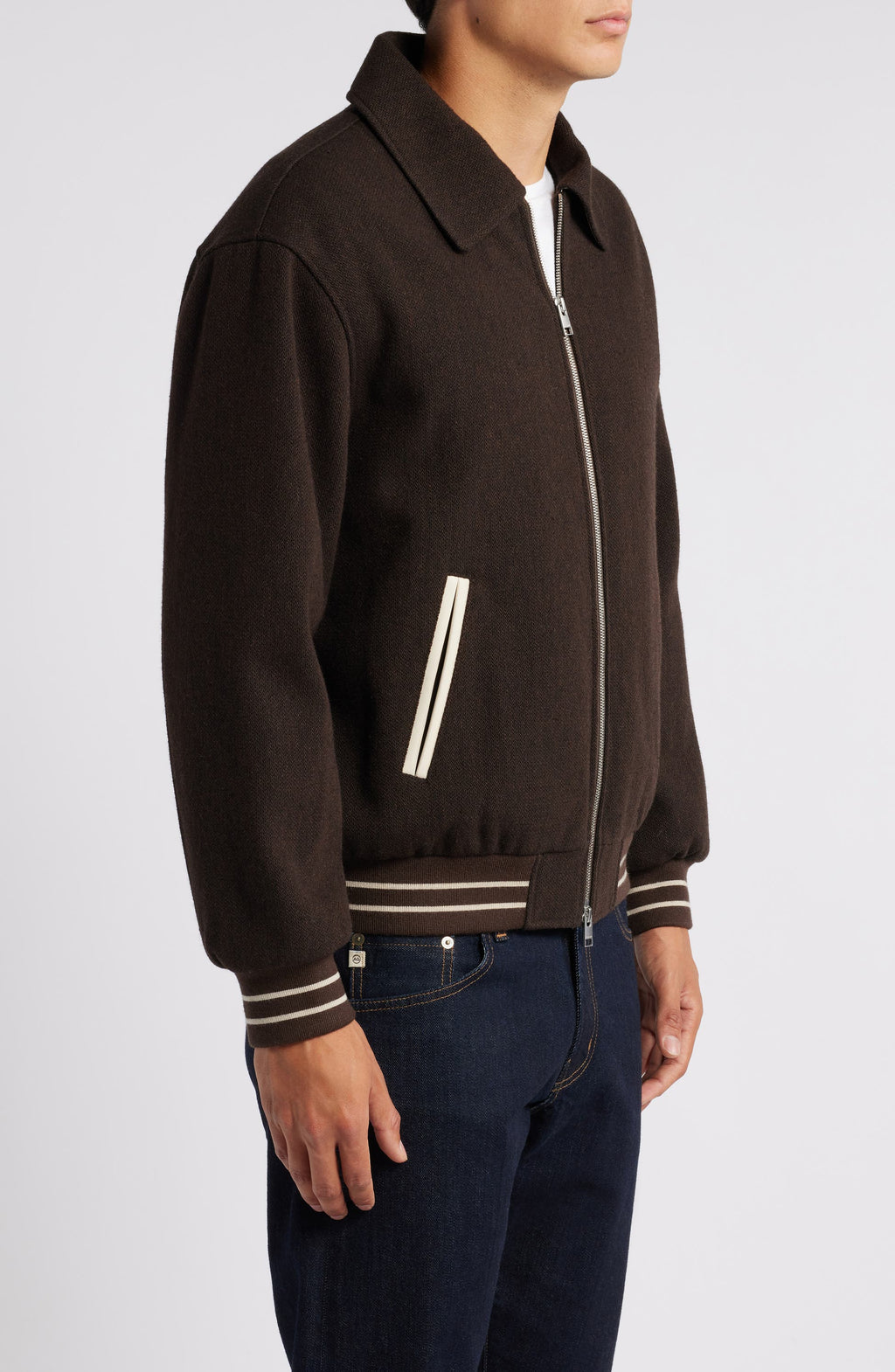 Premium Wool Blend Varsity Jacket