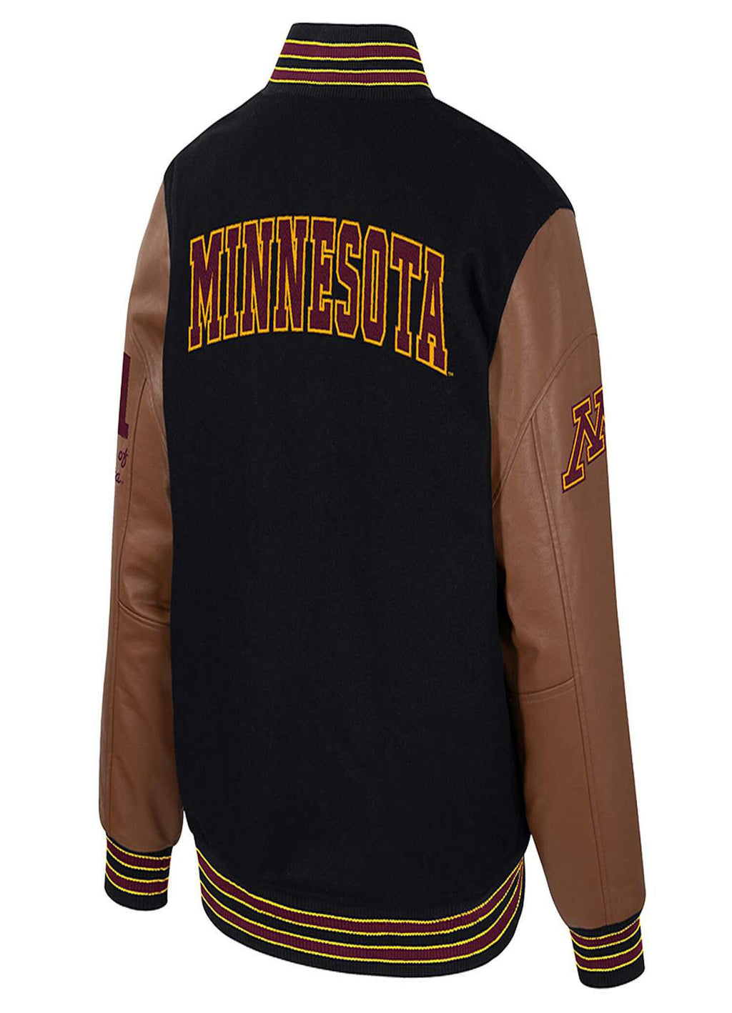 Men's premium quality Letterman Snap Varsity Jacket