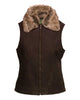 Glowrexs Lucy Women’s Brown Leather Gilet