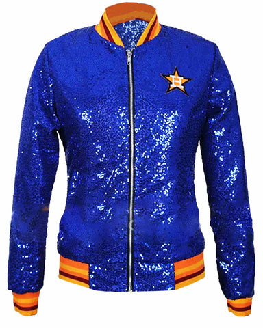 Glowrexs Astros Sequin Jacket