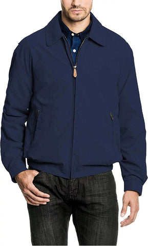 Mens Auburn London Fog Golf Zip-Front Jacket