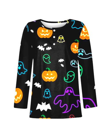 Glowrexs Halloween 2023 Black Spooky Sweatshirt