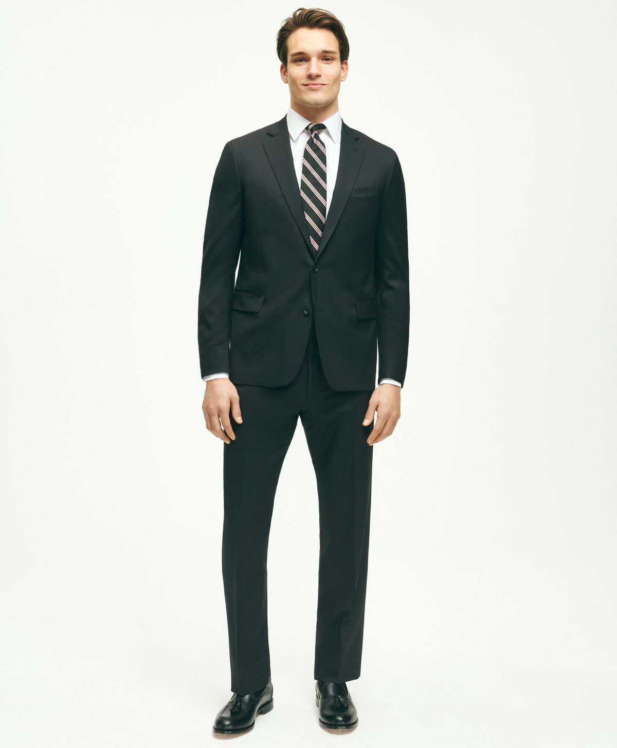 Classic Fit Wool Black Suit