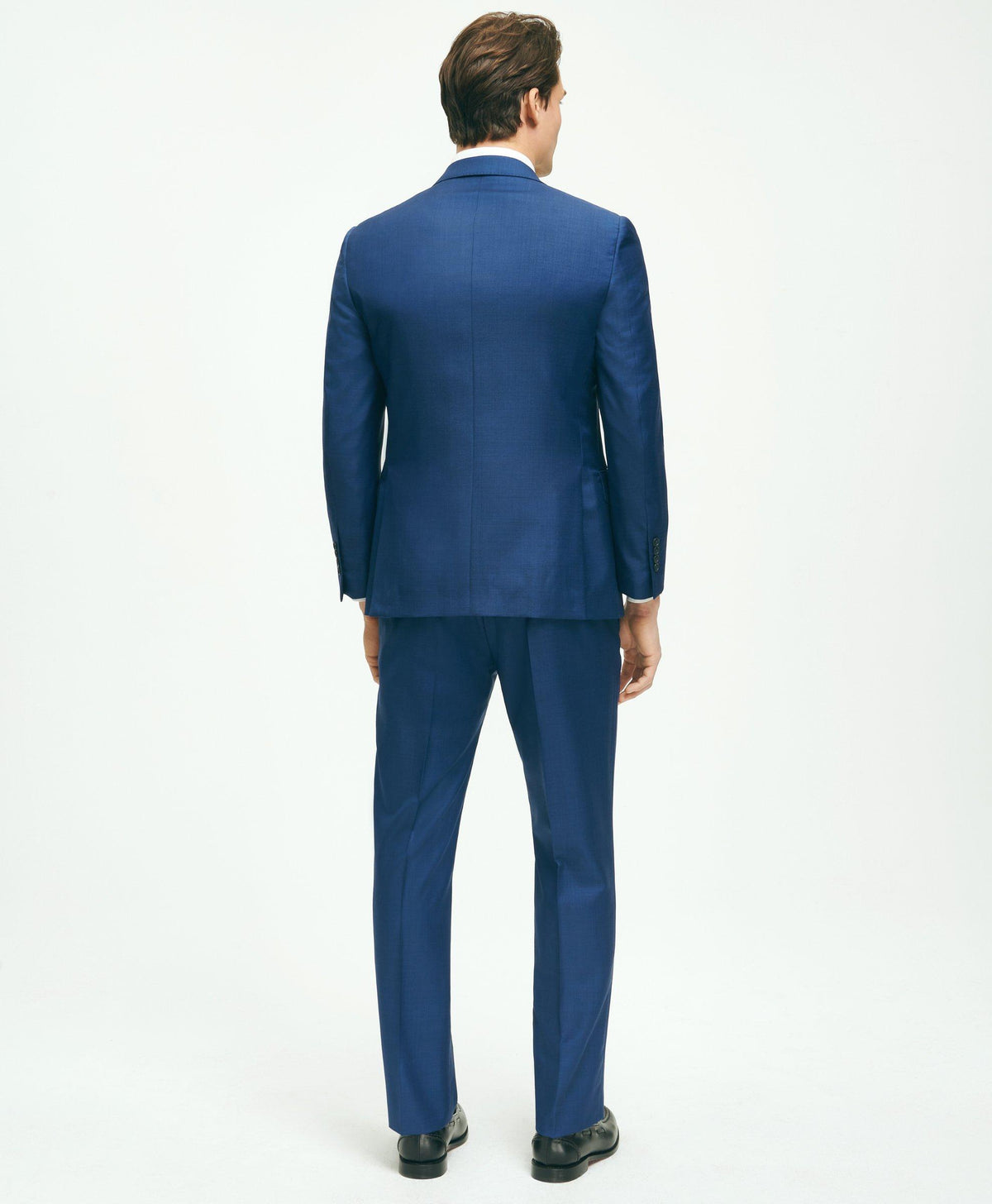 Classic Fit Wool Sharkskin Suit