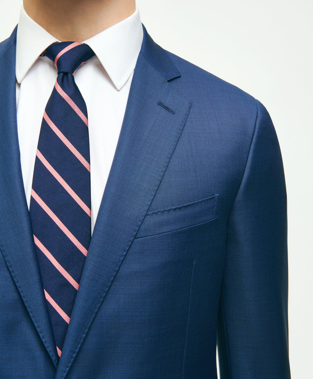 Classic Fit Wool Sharkskin Suit