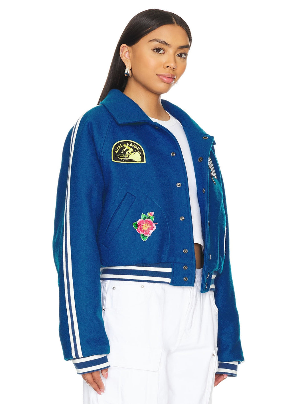 Womens Stylish Letterman Univarsity Jacket