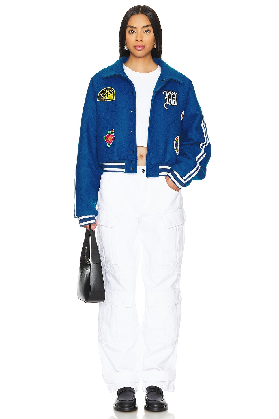 Womens Stylish Letterman Univarsity Jacket