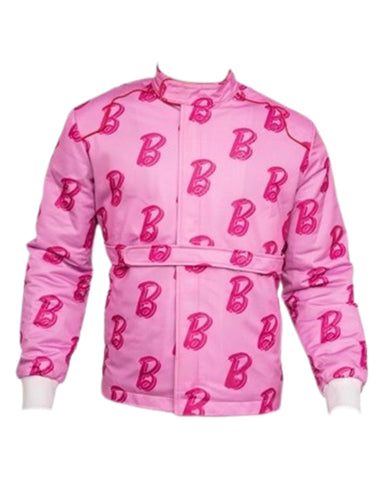 Glowrexs Barbie 2023 Ryan Gosling Pink Cropped Jacket