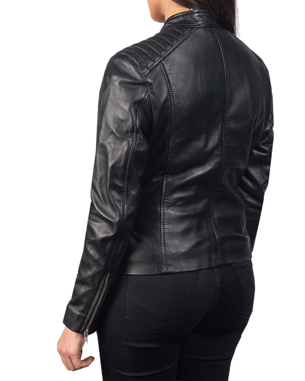 Glowrexs Women's Slim Fit Biker Jacket