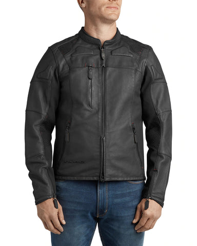 Harley Davidson Mens FXRG Perforated Leather Jacket