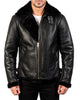 Glowrexs Men's B3 Bomber Leather Jacket