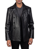 Glowrexs Men's Naval Real Leather Peacoat