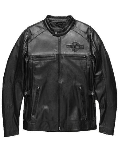 Glowrexs Harley Davidson Votary Blocked Motorcycle Jackets