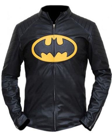 Glowrexs Batman Biker Faux Jacket